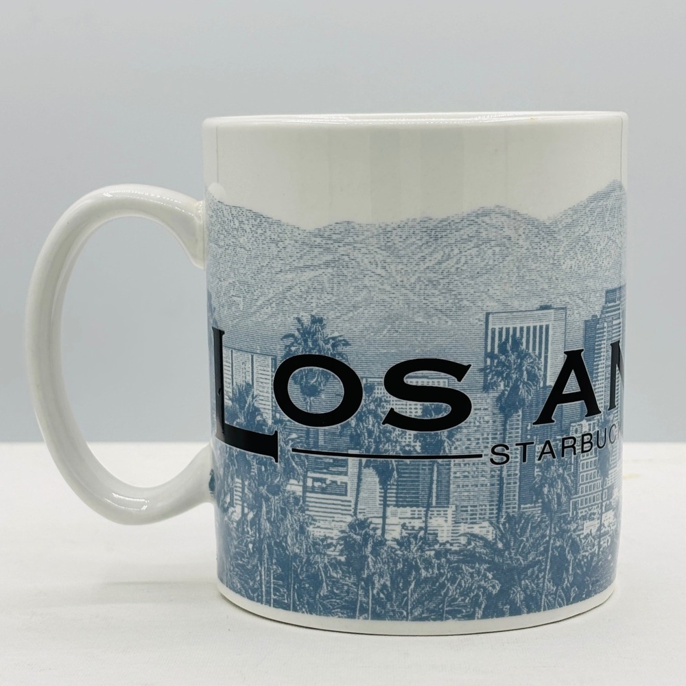Starbucks Los Angeles City of Angels Skyline Barista‎ Series One 18oz Mug 2010